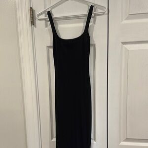 American Apparel Black Bodycon Dress Sleeveless Scoop Neck - Size XS